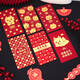 咏幻2025新年红包袋创意加厚网红磨砂利是封春节卡通生肖过新年压岁包 短款jc3892百元对折 60个