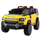 Baby electric car, children can ride on four-wheel drive off-road vehicle, male and female baby four-wheel with swing remote control toy car, painted black + dual drive + remote control + swing + Bluetooth