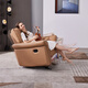
CHEERS [offline store style] First class modern simple leather electric function zero wall sofa 11167 electric single seat - cream orange delayed delivery (see customer service for details)