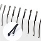 Jiaoxuefei curved curved invisible hair clips, 200 pieces, broken hair clips, bangs clips, small black hair clips