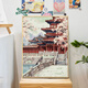 承琉故宫中国风数字油画diy填充填色手工绘国潮风景丙烯油彩画装饰画 qx15771 60*70cm加厚实木内框+精美外框（三色可选 无