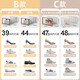 ABDT shoe box storage box transparent shoe cabinet shoe storage artifact space-saving shoe rack folding shoe storage storage box folding B type + C type - size capacity reference SKU picture (photo 0x0x0cm