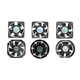 Three giant SANJU cabinet distribution cabinet 220V cooling fan SJ8025/9225/1225/1238/1725HA2 12038 oil-containing 220V