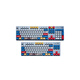 Logitech [Tema Gundam] Logitech K845 Teclado mecánico Wired K835 Juego de computadora E-Sports Office PBT KeyCaps. Las Color KeyCaps no se reemplazan de forma predeterminada. Si lo necesita, comuníquese con el servicio al cliente. Roller de té- [uso de juego y oficina]