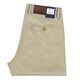 Jinba Herren-Kleidung (K-Boxing) Markenmännchen Casual Hosen reines Baumwollfreies bügeln im mittleren Alter Casual High Taille Gerade Khaki 9226-1 M 42 Größe Taille 3 Fuß 3 Taille 107c
