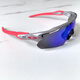 欧克利（OAKLEY）9275 偏光款骑行眼镜 运动太阳镜 户外钓鱼驾驶墨镜风镜 银黑框蓝片 眼镜+普通包装