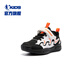 Jordan boys running shoes children's spring and autumn sports shoes baby buckle children's shoes black/Jordan white 26