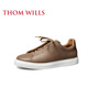 Thom Wills echte Lederschuhe Herren ein Fuß Sportlosen Schuhe bequem und vielseitig atmungsaktiv