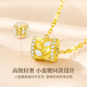 Old Fengxiang Sui Shunyi Silver Necklace Women's Small Waist Pendant Jewelry Light Luxury Valentine's Day Birthday Gift Girlfriend Wife