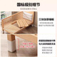 Yiqing Fangze children's spliced bed solid wood liftable crib with guardrails and widening for adults to sleep on seamlessly connected bedside bed with three side guardrails, side lifting + 5cm coconut palm mattress (recommended by the store manager), free light + SF Express 200x60cm