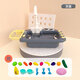 Simulación de la cuenca de lavado para niños Circulación eléctrica Circulación de agua Descripción de agua Puzzle House Lavavajillas Juguetes [Pink] Lavavajillas de cangrejo 19 PPC Caja de comercio electrónico