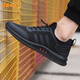 Jeep (Jeep) Zapatos para hombres Summer 2025 Nueva tendencia negra Black Mesh Breatable Casual Versátiles zapatillas para hombres Sneakers Men's Summer Style All Black Leather 9852 45 Men's X Standard Sports Code