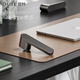 GUTE Door Lock Mute Minimalist Indoor Bedroom Door Modern Simple Wood Door Magnetic Suction Italian Household Lock Door Handle 9708 Matte Black + 3 Pieces Casement Hinge + Door Suction