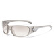 Millennium Style Y2K Grüne Sonnenbrille weibliche Persönlichkeit Punk heißes Mädchen Retro kleiner Rahmen INS Europäische und amerikanische Internet Promi Sonnenbrille Männer C1 Schwarzer Rahmen grau Film