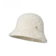 Kenmont one-piece woven fisherman hat for women with large head circumference, temperament, ear protection, dome furry basin hat, small face, km-5295