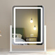 Cosmetic mirror with light desktop desktop LED light makeup artist's special fill-in light cosmetic mirror home bedroom high-definition mirror horizontal style - plug-in white - 57*48cm