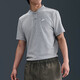 Nike (Nike) Polos de polo gris Henry Henry Camisa Summer NUEVO Menores de algodón puro de manga pura Camiseta Sports Top Grey FN3895-063 Pure Cotton Breatable S 100-120Jin [Jin equivale a 0.5 kg]