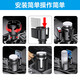 
Car cup holder Large multi-purpose car water cup holder expander In-car drink stand Large cup Black