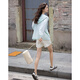 
Demana [original yarn sun protection UPF50+] summer hooded large pocket loose small temperament women's jacket