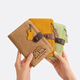 toutou2025 Women's Wallet Line Puppy Gran capacidad Pasaporte Gran capacidad Almacenamiento Pasaporte Regalo de cumpleaños