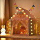 Gu Jianmu Zelt Kinder Indoor Game House Small House Castle Princess House Schlafhaus Traum Luxushaus rosa Zelt (PVC Pole) Zelt (Geben Sie Farbflagge)