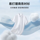 
FULANLE PAULO Men's Short Sleeve Shirt 2025 New Summer Thin Commuter White Shirt Men's Cotton Breathable No-Iron Machine Washing Clothes 6629 38