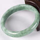 Fat Donglai quality calcite jade bracelet for women emerald color jade bracelet light green jade bracelet for women light green 56 suitable for 90-105 Jin Jin equals 0.5 kg