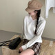 
Hoodie chic base shirt for women in autumn and winter 2025 new fashionable knitted sweater wool inner sweater thin full wool ice clear blue XL