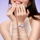 Fanci (Fanci) Wisteria Blume Lächeln lila Armband für Mädchen Silberschmuck High-End-Schmuck Chinesische Valentinstag Geschenk an meine Freundin und Frau