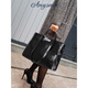 ANYSMIC Bag Women's Bag Light Luxury High-end Brand Handbag Women's 2025 New Fashion Casual Large Capacity Armpit Bag Women's Black