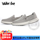 Walker Shop帆布鞋男2025新款夏季透气网孔老北京布鞋潮流一脚蹬软底休闲鞋男 黑色 41 【皮鞋码】