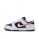 Nike (NIKE) DunkLow low-top white and blue men's and women's retro casual board shoes DZ2780-100 official authentic white and red DD1391-600 spot 41