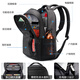 ASPENSPORT (ASPENSPORT) large capacity backpack fashion casual burden reduction junior high school students school bag business travel computer backpack red_light gray [standard version]