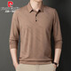 Pierre Cardin Polo à manches longues d'âge moyen de l'âge moyen.