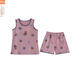 Modal pajamas for women in summer 2025 new vest set large size with chest pad integrated cotton sleeveless suspender for outer wear FY9859 M (recommended 75-95Jin [Jin equals 0.5 kg])