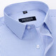 
Yager short-sleeved shirt for men 2025 new middle-aged casual high-end ironing pure cotton striped casual white shirt orchid DX6623 38