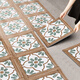 Rongcai American Retro Parquet Floor Aufkleber Selbstklebender Anti-Rutsch-Schlupf-wasserdicht und -resistente Kaffee Restaurant Bibliothek Plastik PVC Bodenleder Maillard Parquet 693 Nichang Stück