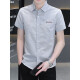Yianta Snow Anta 2025 Summer Silk Camiseta informal de los hombres Versátiles versátiles de moda de moda caliente Camisa hermosa hombres 854 Caki 2xl 135-150Jin [Jin iguala 0.5 kg]