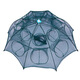 Gu Daoxiang folding umbrella cage fishing net fishing cage shrimp cage fishing cage shrimp cage fishing net fishing net cage shrimp cage shrimp net folding fishing umbrella net umbrella cage 6 into the hole (free four-piece set)