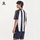 Kelme Carl Football Culture Shirt Men and Women Trendy Camiseta de manga corta Shorts informales Juego de medianoche Blue_9424dk1048 M