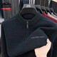 Oldtimer-Pullover für Herren, halbhoher Reißverschluss, Herbst und Winter, neuer, verdickter, warmer Papa-Pullover mittleren Alters für Herren tm-9926 Haqing Einheitsgröße 175126-140Jin Jin entspricht 0,5 kg