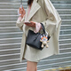 CHARLES&KEITH25秋新品简约通勤手提水桶包菜篮子包七夕礼物CK2-10151518 Black黑色 S