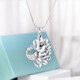 Yuan Shengfu's new PT950 high-quality fashionable peacock platinum pendant, fashionable and elegant platinum necklace pendant for women, 7.89 grams (excluding necklace)
