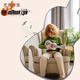 Chuangjingyi chooses children's guitar toys ukulele diy mosaic children's handmade materials bag kindergarten paste cloud travel notes 21 inches