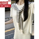 El estilo de Victoria es un traje de deportes casual blancos de estilo blanco súper caliente y hermoso para mujeres en mangas cortas que reducen la edad de verano, faldas cortas y un juego de dos piezas de mangas cortas blanquecinas + faldas cortas + Shawl S 100Jin [Jin equivale a 0.5 kg]