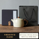 Xiyuanji Beige Ru Kiln Teapot Ceramic Large Teapot Jinglan Pot Kung Fu Tea Set Tea Kettle Beige Ru Kiln Jinglan Teapot Gift Box