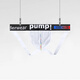 MEN UNDERWEAR PUMP! Sexy men's thong thin mesh sexy double underwear gay bikini T pants exposing buttocks and lifting U protrusion 1 piece (white) L