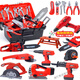 Manding Bear Screws Toy Electric Drill Children's Toolbox Set Boy Simulation Repair Electric Drill Baby Repair House [Web Bag] Tool Set 38-Piece Set