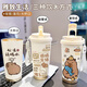 Sperre Schloss (Schloss/Schloss) Cartoon Capybara Thermos Cup Hochwerte 316 Edelstahl Büro Kaffeetasse große Kapazität Studenten Wasserbecher 201 Lebensmittelgrad Edelstahl Antike White-BXAB13557