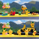 
Finished Pikachu car cartoon car interior accessories ornaments center console creative internet celebrity girl cute car decoration 693 Pikachu 6 models + Lamborghini + denim men